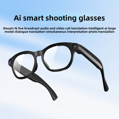 AI Smart Glasses with Camera and Bluetooth